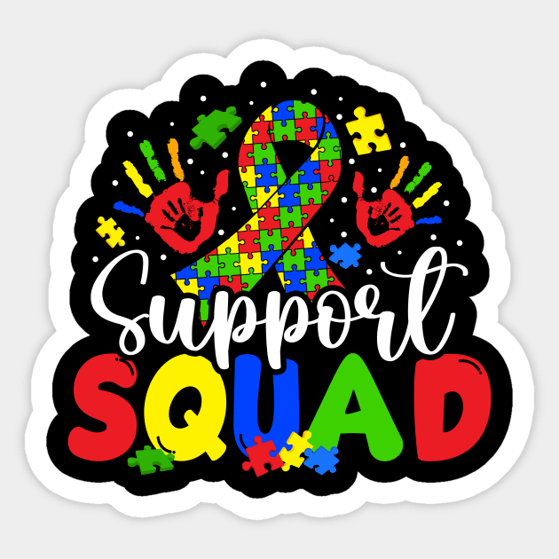 Support Squad Autism Support Sticker by sinhocreative